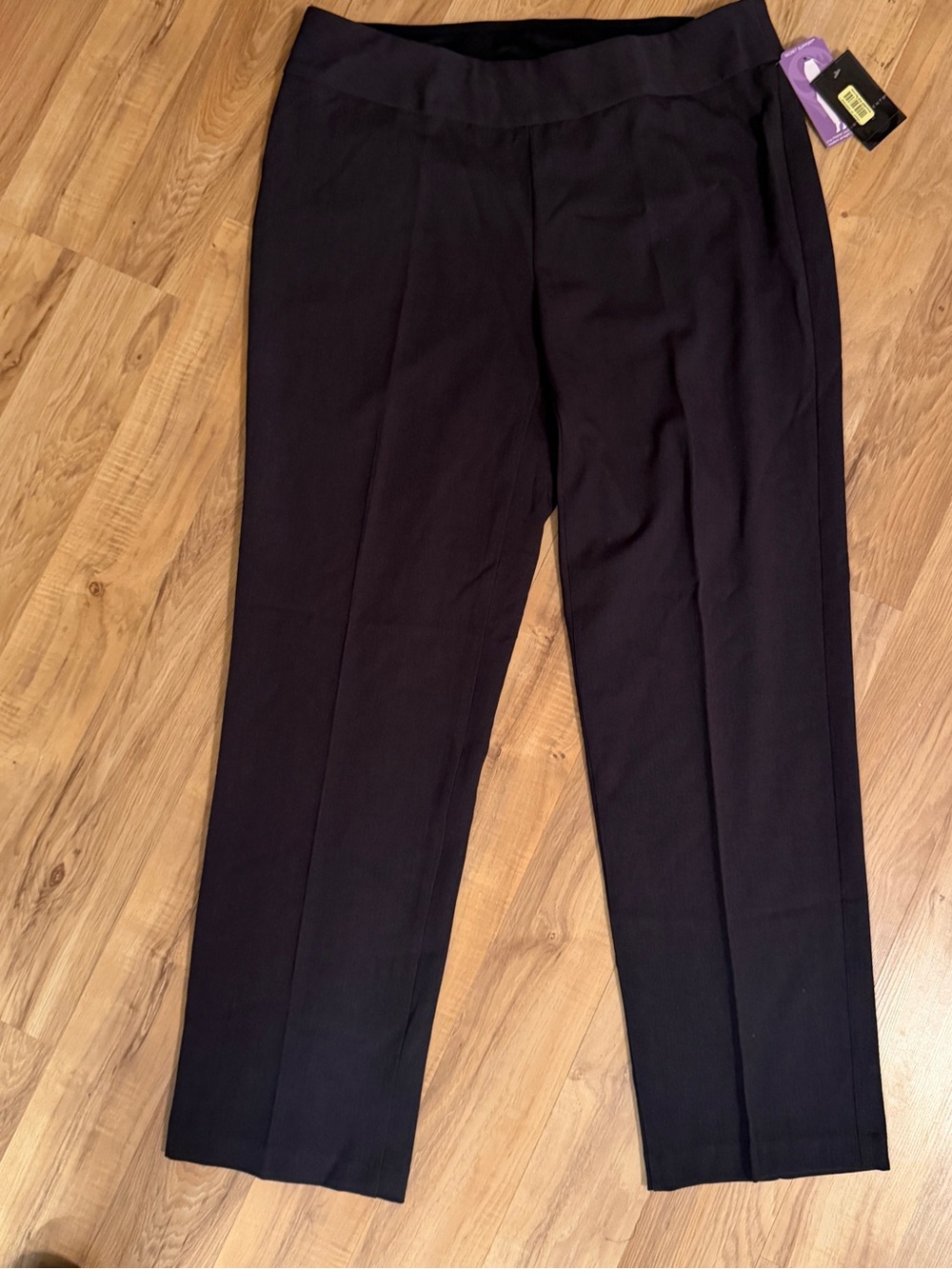 Investments Womens Size 14R W Black PullOn Dress Pants Secret Support New w/Tags